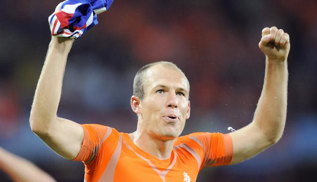 Arjen Robben costó 39.2 millones de dólares en el año 2007. (Foto: AFP)