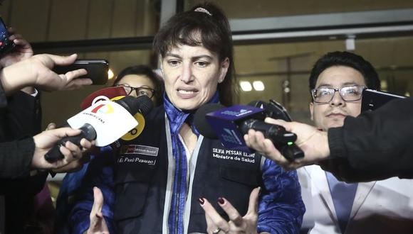 La ministra de Salud, Silvia Pessah, dio detalles de las acciones implementadas contra el dengue. (Foto: El Comercio)
