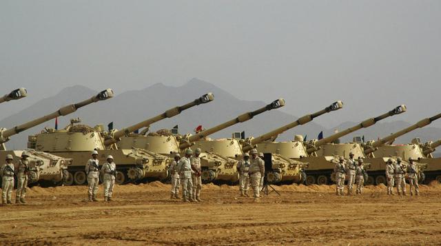 Arabia Saudita. El reino de Medio Oriente aumentó su presupuesto para las fuerzas armadas 17% el año pasado. Se ubica a la cabeza del ranking por reportar un gasto del 10.4% de su PBI. (Foto: laproximaguerra)