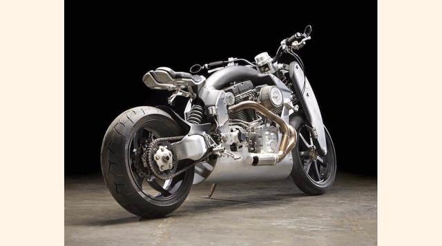 Solamente se fabricaron 100 ejemplares de esta futurista motocicleta y una de ellas fue vendida por US$ 48,300 en una subasta de Bonhams en Las Vegas el pasado 26 de enero. (Foto: Megaricos)