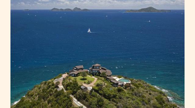 Isla Buck (Islas Vírgenes Británicas). Su precio está en negociación. Incluye una residencia de 5,100 metros cuadrados.  (Foto: Telegraph)