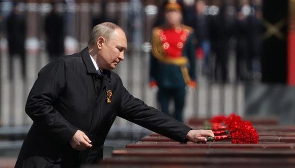El presidente ruso, Vladimir Putin, hoy durante el 77 aniversario del Día de la Victoria. (Foto: EFE/EPA/ANTON NOVODEREZHKIN / KREMLIN POOL / SPUTNIK MANDATORY CREDIT)