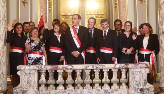 Por primera vez en la historia del Perú el Consejo de Ministros tiene más ministras mujeres. (Foto: GEC)