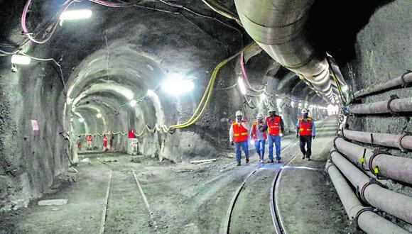 Trabajos a la fecha. Las obras en el túnel de trasvase en Alto Piura han sido de un 19.16% de avances, señala el Peihap. (Foto: GEC)