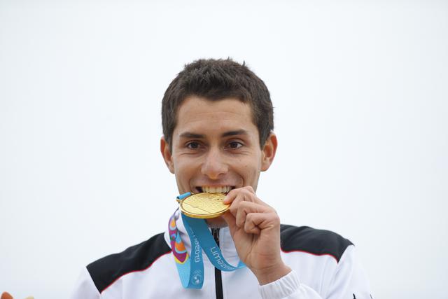 Lucca Mesinas: Medalla de oro en surf-Open masculino. (Foto: Jesus Saucedo / GEC)