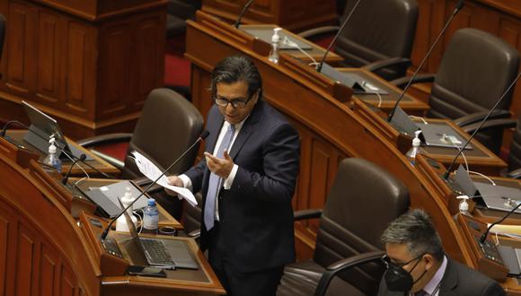 Se admitió a debate la moción de vacancia, presentada por el legislador Edward Málaga-Trillo.  Foto: César Bueno / GEC.