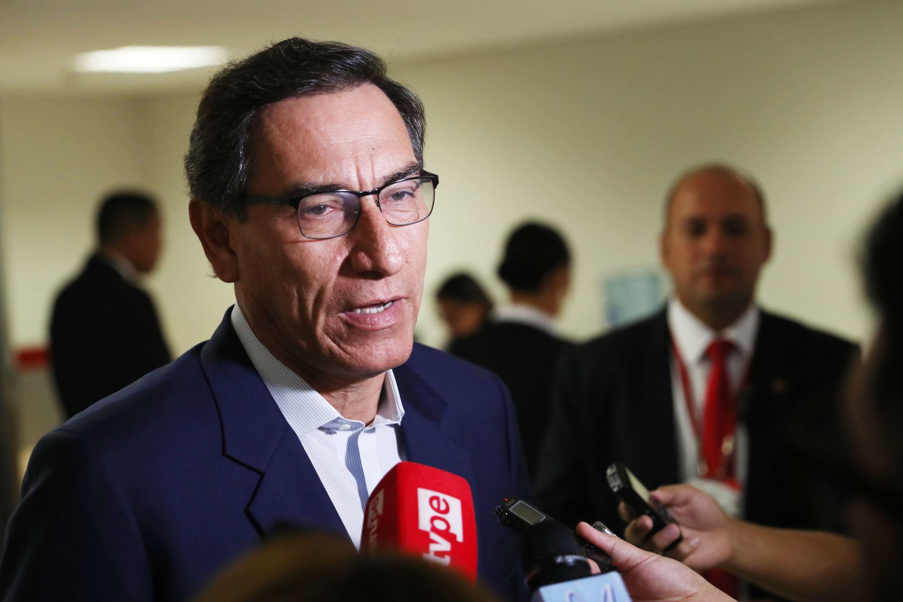 Martín Vizcarra: Si se tiene que actualizar la Constitución de 1993, hay que hacerlo (Foto: Andina)