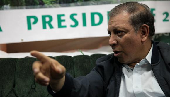 Marco Arana recordó que en el congreso del Frente Amplio del 2017, se impulsó su candidatura a la presidencia. (Foto: GEC)