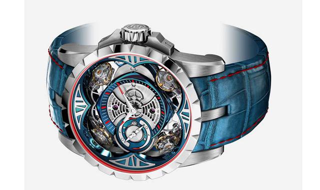 Caja. Aparecen nuevos materiales procedentes de otros campos como la ingeniería espacial. Entre las alternativas vistas este año encontramos la aleación de cromo-cobalto, estrenada en relojería de la mano de Roger Dubuis. Es más resistente y brillante que