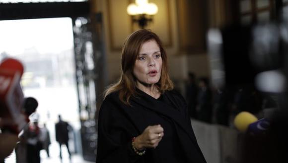 Mercedes Araoz quedará encargada en ausencia del presidente Martín Vizcarra. (Foto: GEC)