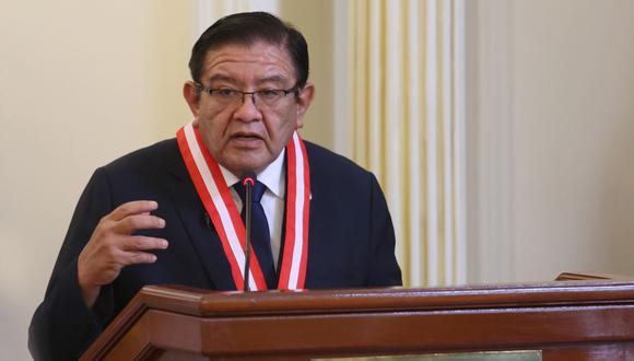 El presidente del JNE, Jorge Salas Arenas, pidió apartar a los miembros de la Subcomisión de Acusaciones Constitucionales del proceso en su contra. (Foto: Andina)