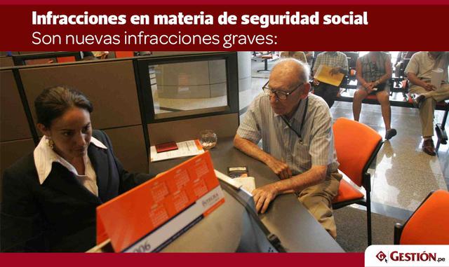 No afiliarse como conductor de una microempresa al Sistema de Pensiones Sociales, administrado por una Administradora de Fondos de Pensiones o la Oficina de Normalización Previsional, conforme a lo dispuesto por ley.