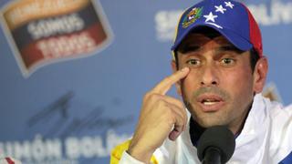 Opositor venezolano Henrique Capriles dice que fue inhabilitado por 15 años