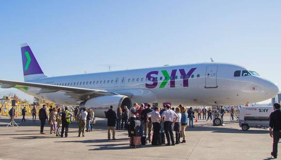 SKY: la aerolínea low cost inició operaciones en Perú el 8 de abril de 2019.
