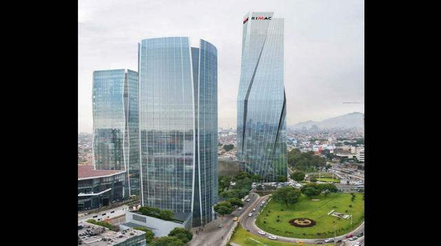 Torre Rímac. Ubicada en la zona financiera de San Isidro, con 208 metros de alto y unos 38 pisos (y otros ocho de estacionamientos subterráneos), el edificio Rímac proyecta ser el rascacielos más alto de la capital. Su entrega está planificada para fin de