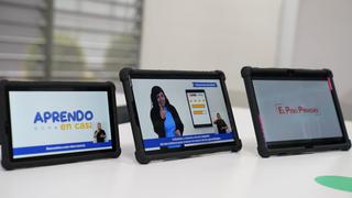 Minedu presenta las tabletas que serán destinadas a estudiantes de zonas rurales