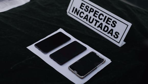 La policía logró recuperar algunos celulares robados (Foto: Leandro Britto/GEC)
