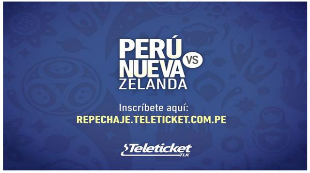 Foto 2 | Ingresa a la página repechaje.teleticket.com.pe, la misma que ha sido creada especialmente para este sorteo y estará disponible a partir del viernes a las 8:00 a.m. Las Inscripciones inician el jueves a las 9:00 a.m. (Foto: Teleticket)