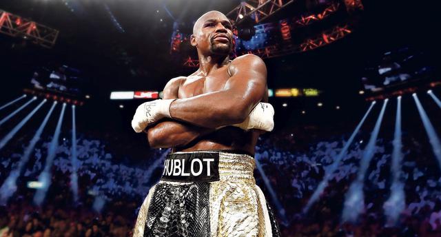 En el puesto 1 está el boxeador Floyd Mayweather con una suma de $915m. (Foto: AFP)
