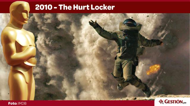 The Hurt Locker. Hasta hoy es la única cinta dirigida por una mujer que ha ganado el premio a Mejor Dirección y Película. Y es que Kathryn Bigelow realizó un thriller sobre la guerra en Irak, y cómo lidia con ella el equipo encargado de desactivar explosi