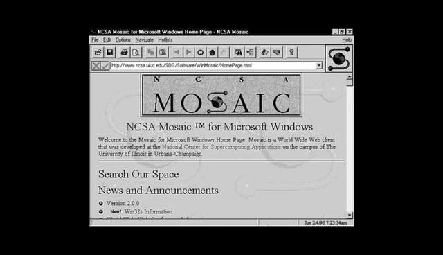 FOTO 7 | 1993
Imágenes
Las imágenes
aparecen en las
páginas gracias al
navegador Mosaic