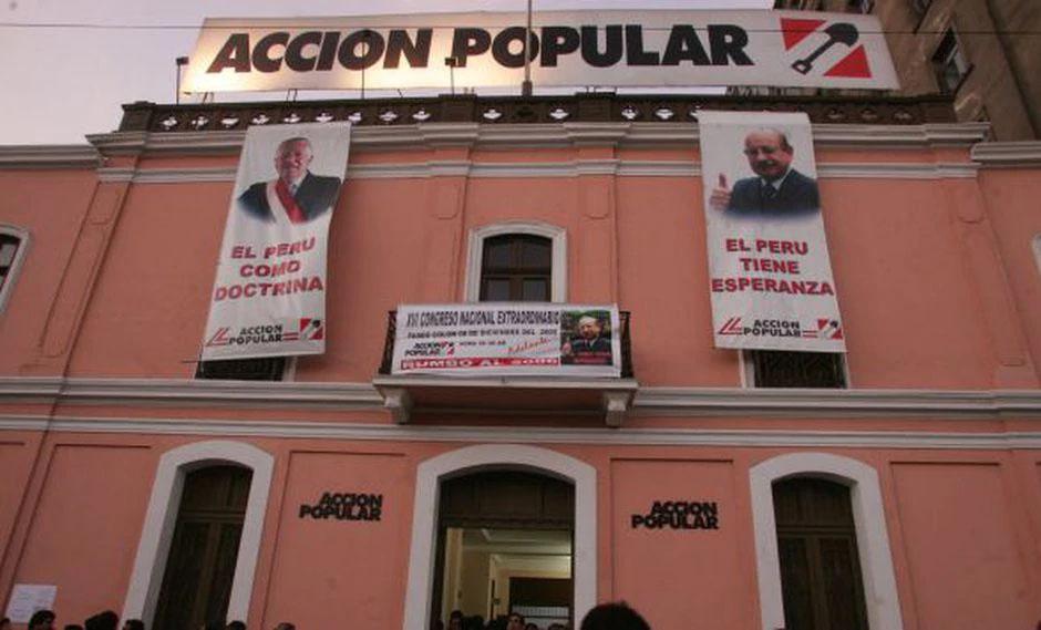 Acción Popular cuenta con 240,000 militantes en todo el país y es una de las 24 organizaciones con inscripción vigente en el JNE. (Foto: GEC)