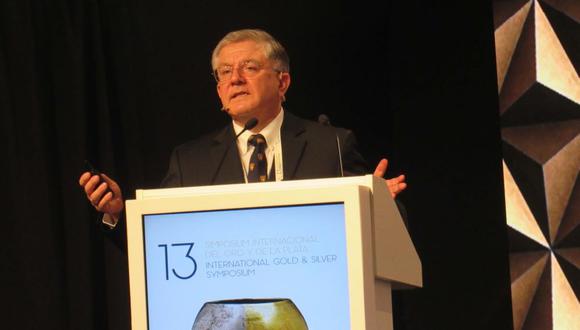 Renzo Rossini, gerente general del BCR, se presentó en el 13 Simposium Internacional del Oro y la Plata. (Foto: Difusión)