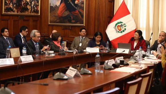 El último viernes los siete integrantes de la JNJ se presentaron ante la comisión de Justicia del Congreso. Foto: GEC / Jorge Cerdán