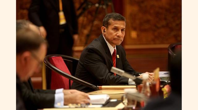 Participación del presidente Ollanta Humala en el inicio de la primera reunión plenaria de los líderes de APEC en Beijing. (Foto: Secretaría de Prensa)