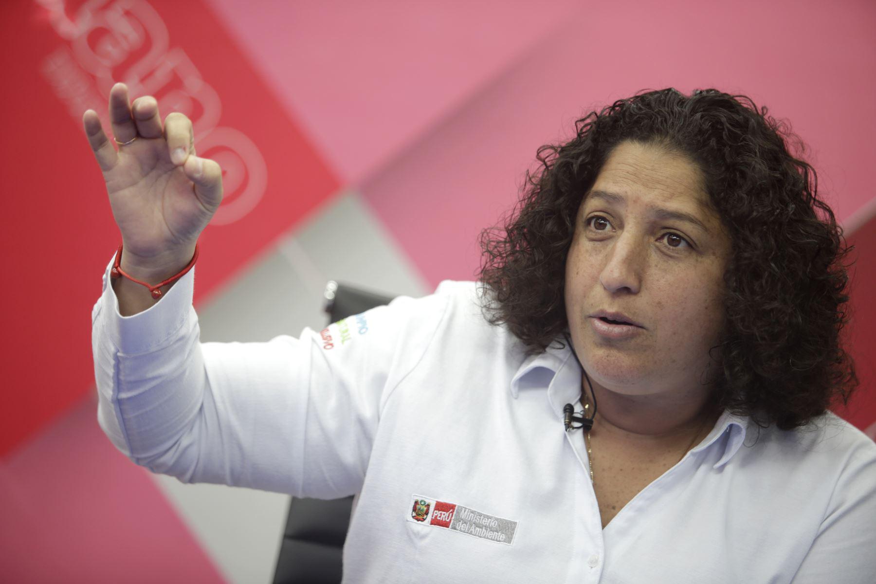 La ministra del Ambiente, Fabiola Muñoz, indicó que la cifra de víctimas mortales está dentro de los parámetros del análisis que realiza el Gobierno. (Foto: Andina)