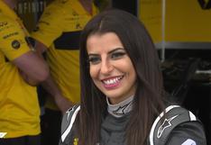 Una mujer saudí al volante de un F1