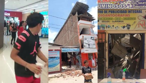 Paredes de viviendas colapsan, una niña herida tras derrumbe y muro perimétrico del cuartel Coloma sufre daños tras fuerte sismo de magnitud 7 que se vivió en Tumbes. (Captura: Facebook)
