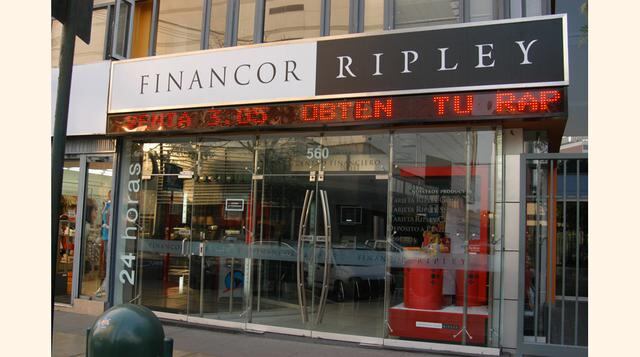 Banco Ripley Perú S.A. La financiera chilena registra 1,576 reclamos ante Indecopi durante los últimos doce meses. (Foto: USI)