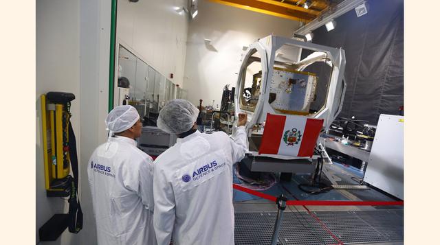 En el distrito de Pucusana Perú se está edificando una estación para monitorear el satélite una vez que sea puesto en órbita en julio del 2016 desde la central de Kourou, en la Guyana Francesa. (Foto: Presidencia de la República)