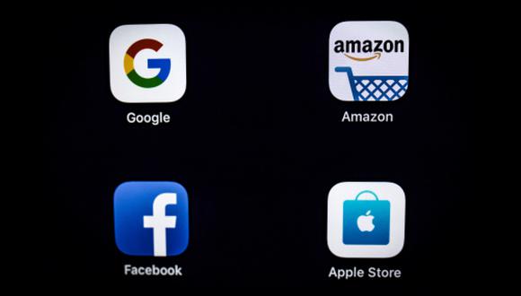 Google, Apple, Facebook y Amazon forman GAFA, los cuatro grandes de Internet. (Foto: AFP)