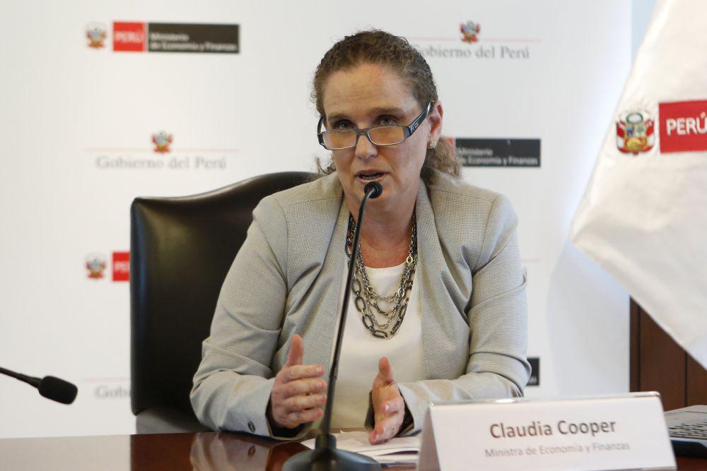 Claudia Cooper, ministra de Economía y Finanzas expondrá la conferencia “Asegurando el crecimiento económico en medio de la turbulencia política”. (Foto: USI)