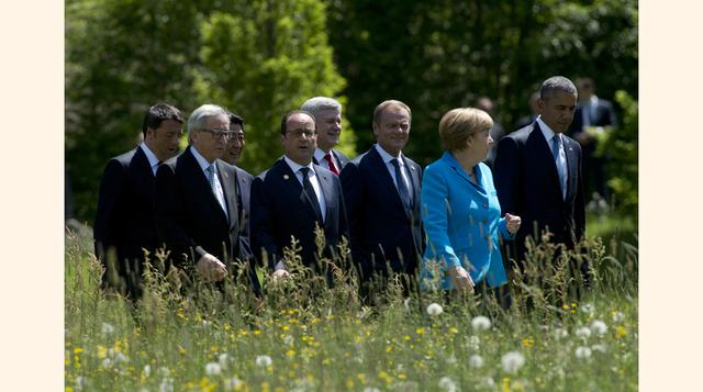 La reunión del G-7 convoca a los líderes de los siete países industrializados más poderosos del mundo: Alemania, Canadá, Estados Unidos, Francia, Gran Bretaña, Italia y Japón. (Foto: AP)