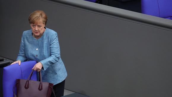 Angela Merkel. (Foto: Bloomberg).
