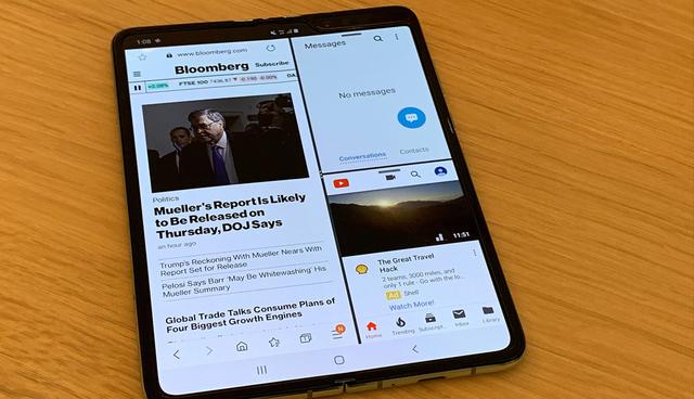 FOTO 5 | Samsung Galaxy Fold. (Foto: Bloomberg)