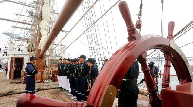 El velero recibió su nombre en honor a la corbeta Unión, que participó en la Guerra del Pacífico (1879-1883), como parte de la escuadra comandada por el almirante Miguel Grau, máximo héroe naval del Perú (foto: Ministerio de Defensa).