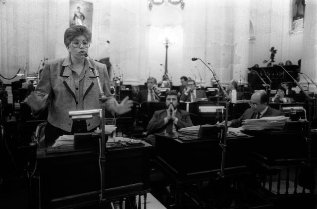 Lourdes Flores Nano fue diputada de la República, representando a Lima, de 1990 a 1992. (Foto: Archivo El Comercio)
