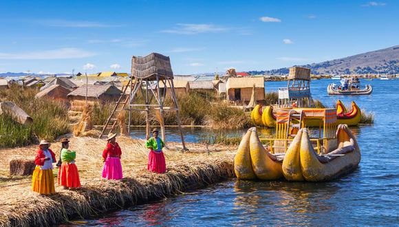 En enero el lago Titicaca en Puno registró una variación de -0.522 metros, de acuerdo con la estación hidrológica Muelle Enafer y se pronostica tendencia descendente.  (Foto: Shutterstock)