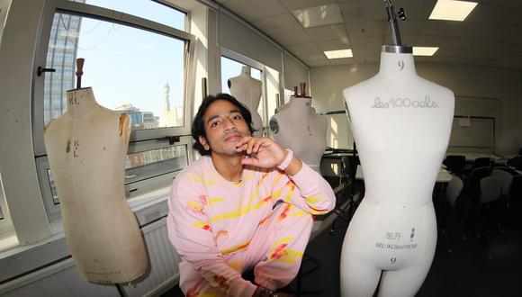 Gernaro Rivas está  realizando un máster en moda en emprendimiento e innovación en el London College of Fashion. Foto: Ilán Valdés