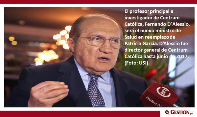 Foto 6 | El profesor principal e investigador de Centrum Católica, Fernando D´Alessio, será el nuevo ministro de Salud en reemplazo de Patricia García. D’Alessio fue director general de Centrum Católica desde su fundación hasta junio de 2017. Asimismo es 