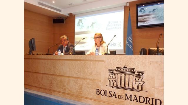 La Bolsa de Madrid fue el primer lugar al que llegó la delegación peruana del inPerú Europa 2014. (Foto: Javier Parker)