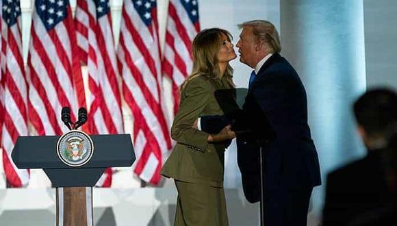 Melania y Donald Trump. (Foto: AP)