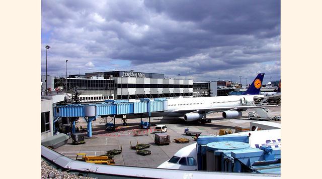 El aeropuerto de Frankfurt. (Foto: Wikipedia)