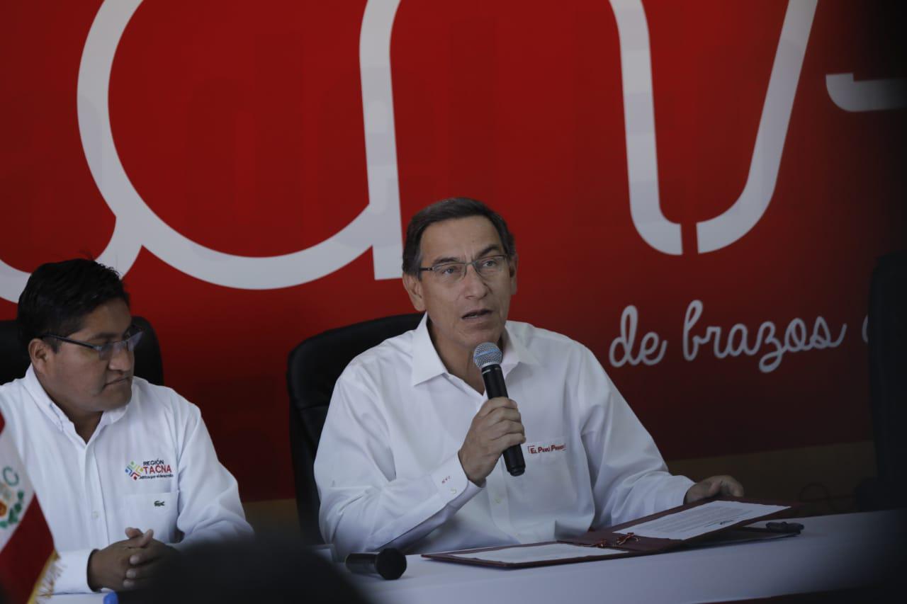 Martín Vizcarra aseguró que el ministro de Economía y Finanzas brindará mayores detalles sobre las inversiones del Midis. (Foto: Anthony Niño de Guzmán / GEC)