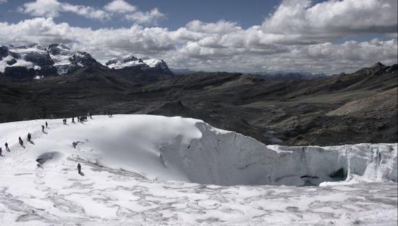 Nevado Pastoruri  está en el Parque Nacional Huascarán y es muy visitado por familias (Foto: El Comercio)