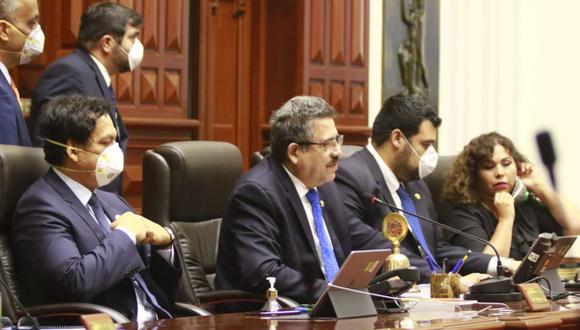 El presidente del Congreso indicó que el acuerdo es que la presentación se realice finalizada la cuarentena. (Foto: Andina)